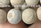 CWJ523 15.5 inches 10mm round matte wooden jasper beads wholesale