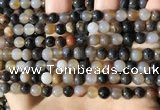 CWJ569 15.5 inches 6mm round Arizona petrified wood jasper beads