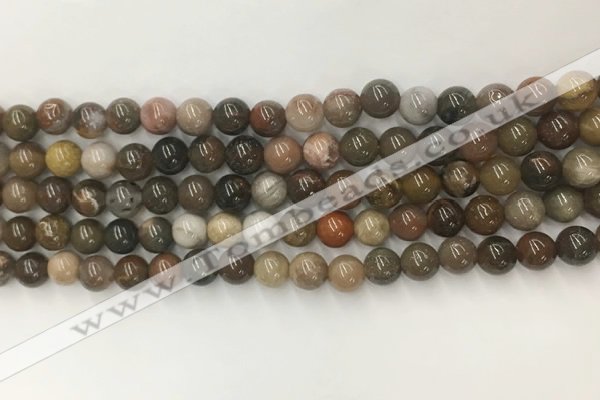 CWJ575 15.5 inches 6mm round wood jasper beads wholesale