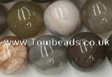 CWJ578 15.5 inches 12mm round wood jasper beads wholesale