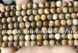 CWJ591 15.5 inches 6mm round wood jasper beads wholesale