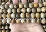 CWJ594 15.5 inches 12mm round wood jasper beads wholesale