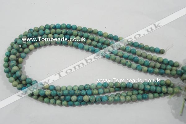 CXH101 15.5 inches 6mm round dyed Xiang He Shi gemstone beads