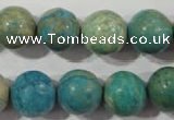 CXH105 15.5 inches 14mm round dyed Xiang He Shi gemstone beads