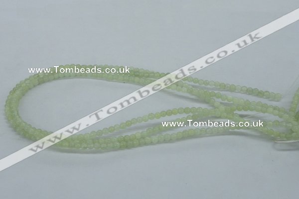 CXJ01 15.5 inches 4mm round New jade gemstone beads wholesale