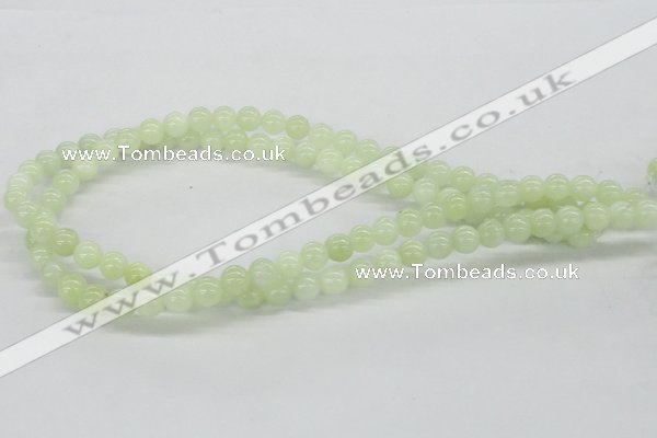 CXJ03 15.5 inches 8mm round New jade gemstone beads wholesale