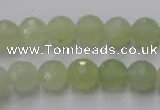 CXJ103 15.5 inches 10mm faceted round New jade beads wholesale