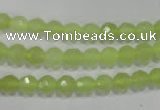 CXJ161 15.5 inches 6mm faceted round New jade beads wholesale