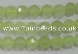 CXJ162 15.5 inches 8mm faceted round New jade beads wholesale