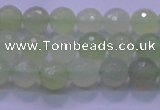 CXJ219 15.5 inches 8mm faceted round New jade beads wholesale