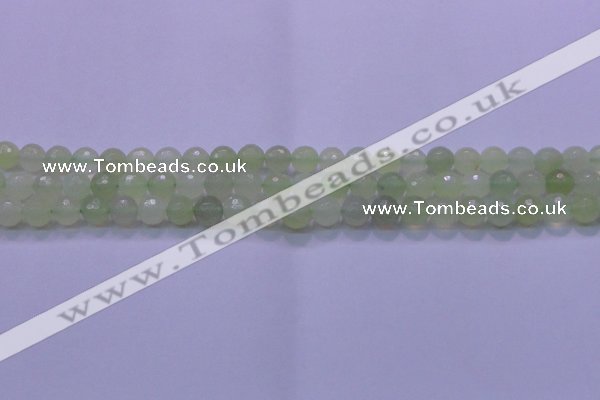 CXJ219 15.5 inches 8mm faceted round New jade beads wholesale