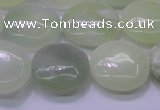 CXJ226 15.5 inches 18mm flat round New jade beads wholesale