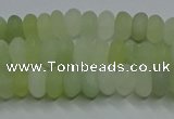 CXJ311 15.5 inches 5*8mm rondelle matte New jade beads wholesale