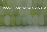 CXJ312 15.5 inches 6*10mm rondelle matte New jade beads wholesale