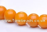 CYJ11 16 inches 8mm round yellow jade gemstone beads Wholesale