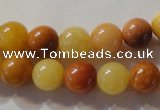 CYJ263 15.5 inches 10mm round mixed color yellow jade beads wholesale