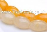 CYJ34 16 inch 10*14mm rice yellow jade gemstone beads Wholesale