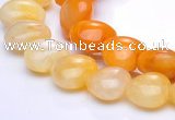 CYJ37 16 inch 12*12mm heart yellow jade gemstone beads Wholesale