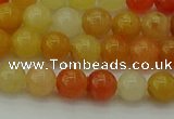 CYJ621 15.5 inches 6mm round yellow jade beads wholesale