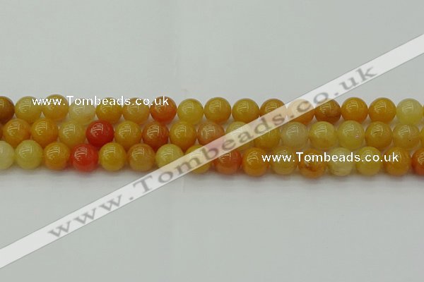 CYJ623 15.5 inches 10mm round yellow jade beads wholesale