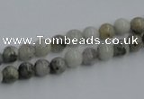 CYQ02 15.5 inches 6mm round natural pyrite quartz beads wholesale