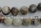 CYQ05 15.5 inches 12mm round natural pyrite quartz beads wholesale