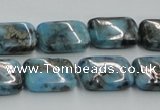 CYQ60 15.5 inches 13*18mm rectangle dyed pyrite quartz beads wholesale