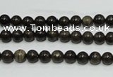 CZJ01 16 inches 4mm round zebra jasper gemstone beads Wholesale