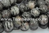 CZJ06 16 inches 12mm round zebra jasper gemstone beads Wholesale