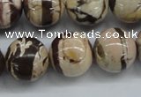 CZJ254 15.5 inches 16mm round zebra jasper beads wholesale