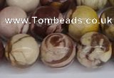 CZJ274 15.5 inches 12mm round zebra jasper beads wholesale