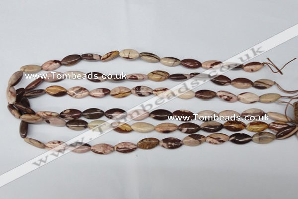 CZJ353 15.5 inches 8*16mm marquise zebra jasper beads wholesale
