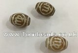 DZI304 10*14mm drum tibetan agate dzi beads wholesale