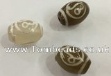 DZI306 10*14mm drum tibetan agate dzi beads wholesale