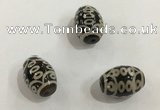 DZI342 10*14mm drum tibetan agate dzi beads wholesale