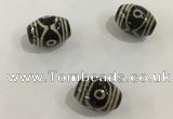 DZI346 10*14mm drum tibetan agate dzi beads wholesale