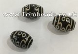 DZI352 10*14mm drum tibetan agate dzi beads wholesale