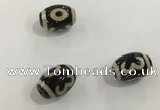 DZI354 10*14mm drum tibetan agate dzi beads wholesale