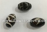 DZI359 10*14mm drum tibetan agate dzi beads wholesale