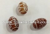 DZI374 10*14mm drum tibetan agate dzi beads wholesale