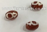 DZI375 10*14mm drum tibetan agate dzi beads wholesale