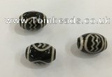 DZI413 10*14mm drum tibetan agate dzi beads wholesale