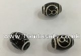 DZI416 10*14mm drum tibetan agate dzi beads wholesale