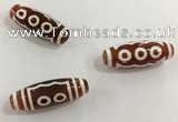 DZI450 10*30mm drum tibetan agate dzi beads wholesale