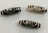 DZI456 10*30mm drum tibetan agate dzi beads wholesale