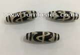 DZI470 10*30mm drum tibetan agate dzi beads wholesale