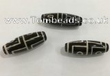 DZI472 10*30mm drum tibetan agate dzi beads wholesale