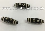 DZI485 10*30mm drum tibetan agate dzi beads wholesale