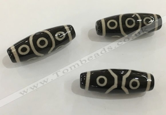 DZI488 10*30mm drum tibetan agate dzi beads wholesale