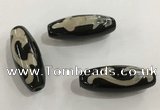 DZI491 10*30mm drum tibetan agate dzi beads wholesale